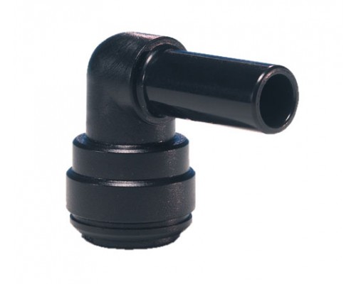 10mm x 10mm Μαστός Γωνιακός Black