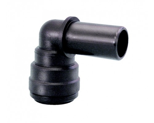 5/16" x 5/16" Μαστός Γωνιακός Black PP