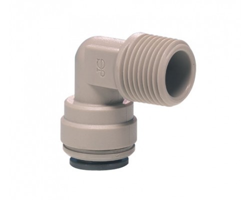 5/16" x 3/8 NPTF Adaptor αρσενικός γωνιακός Grey