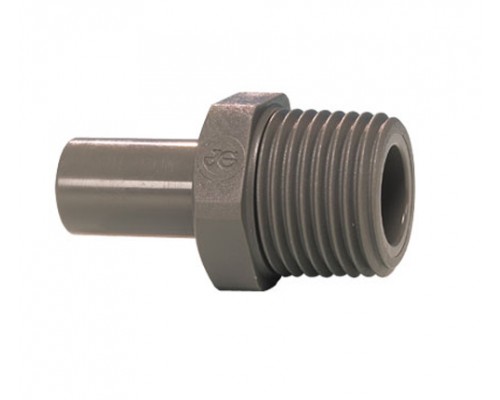 1/2" x 3/8 NPTF Μεικτός Μαστός Σπειρ. Grey