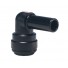 10mm x 10mm Μαστός Γωνιακός Black