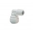 1/4" x 1/8 NPTF Adaptor αρσενικός γων. White PP