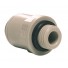 1/4" x 1/4 BSP Adaptor αρσενικός O-ring Grey