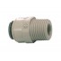 3/8" x 3/8 NPTF Adaptor αρσενικός Grey