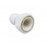 3/8" x 3/8 NPTF Adaptor Υδροληψίας White PP